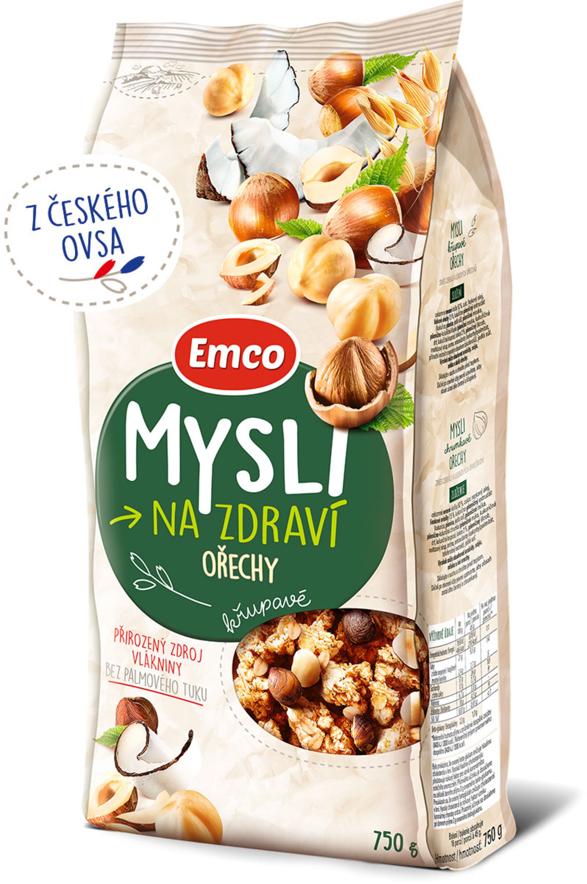 Emco Mysli křupavé - Ořechy 750 g Obrázek