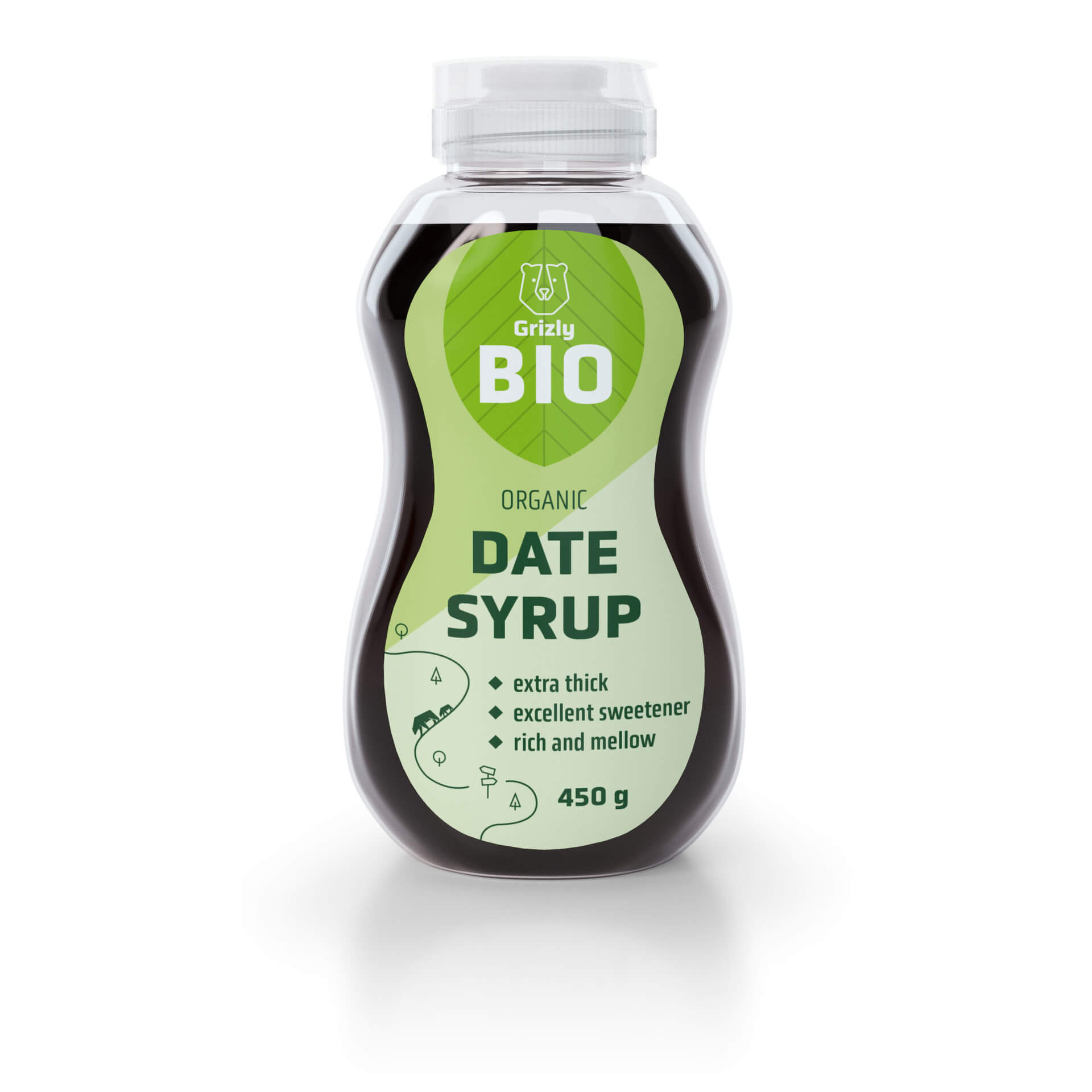 GRIZLY Datlový sirup BIO 340 ml/450 g