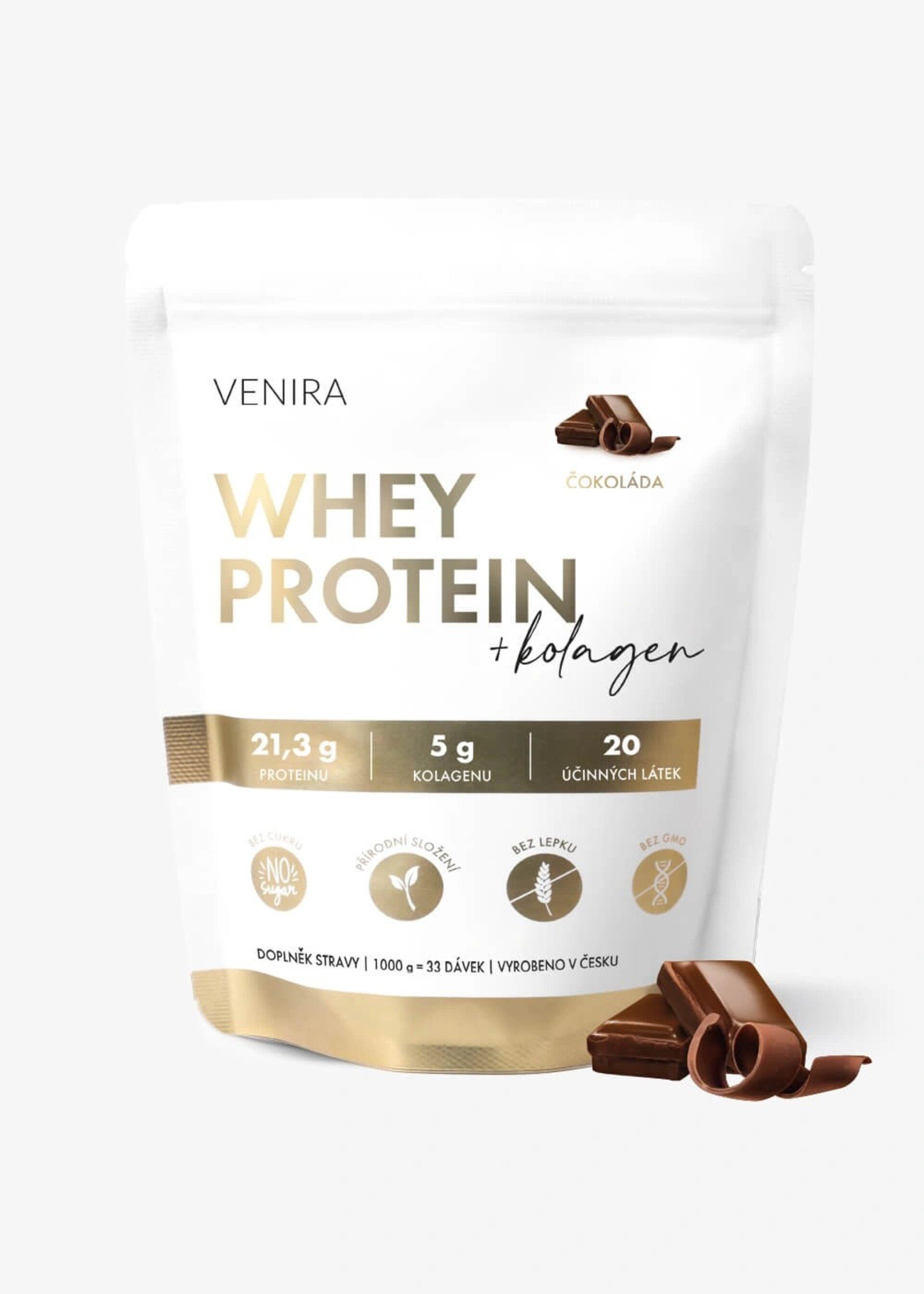 Venira Whey protein příchuť čokoláda 1000 g