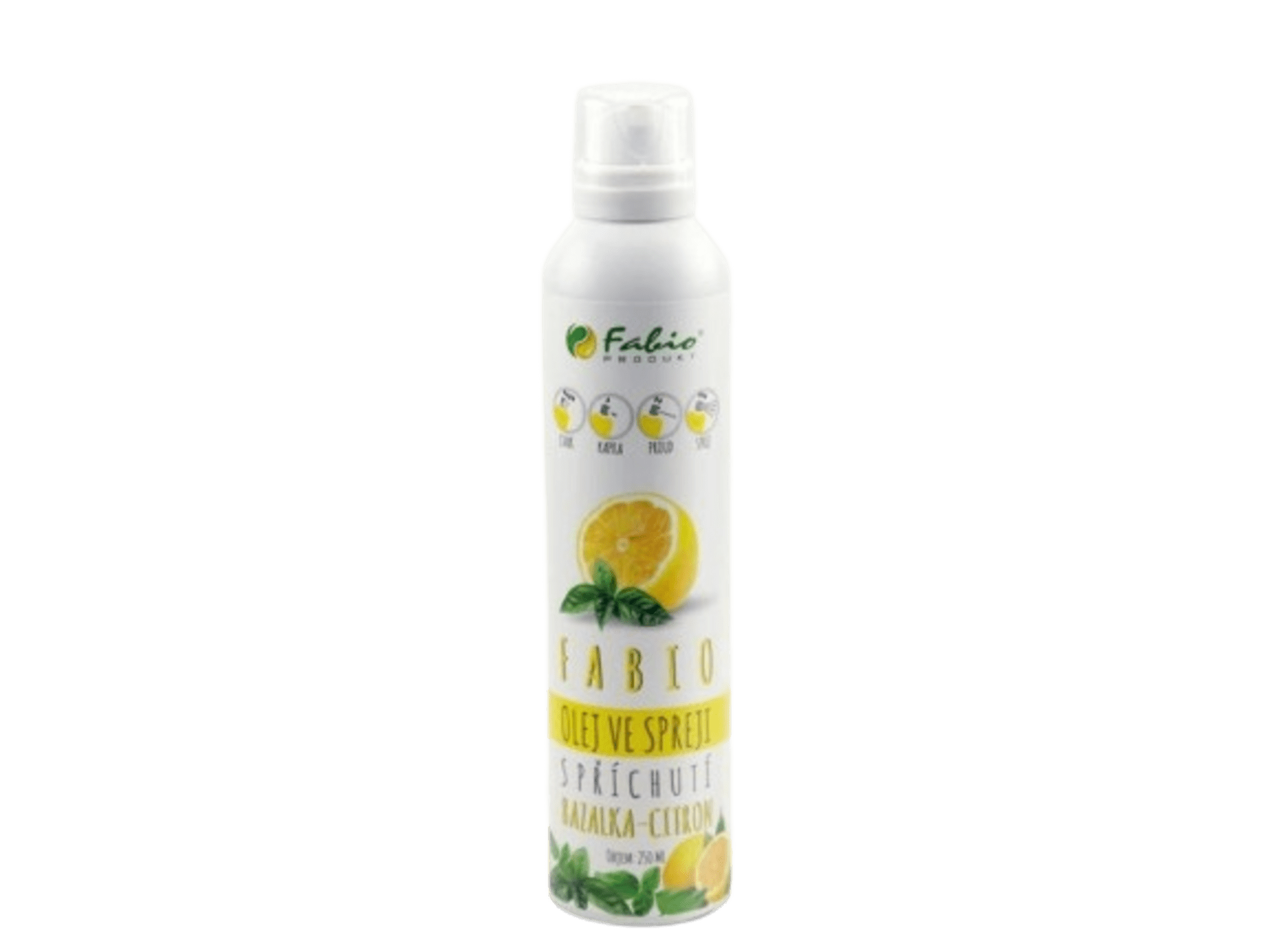 Fabio Řepkový olej ve spreji bazalka a citron 250 ml Obrázek