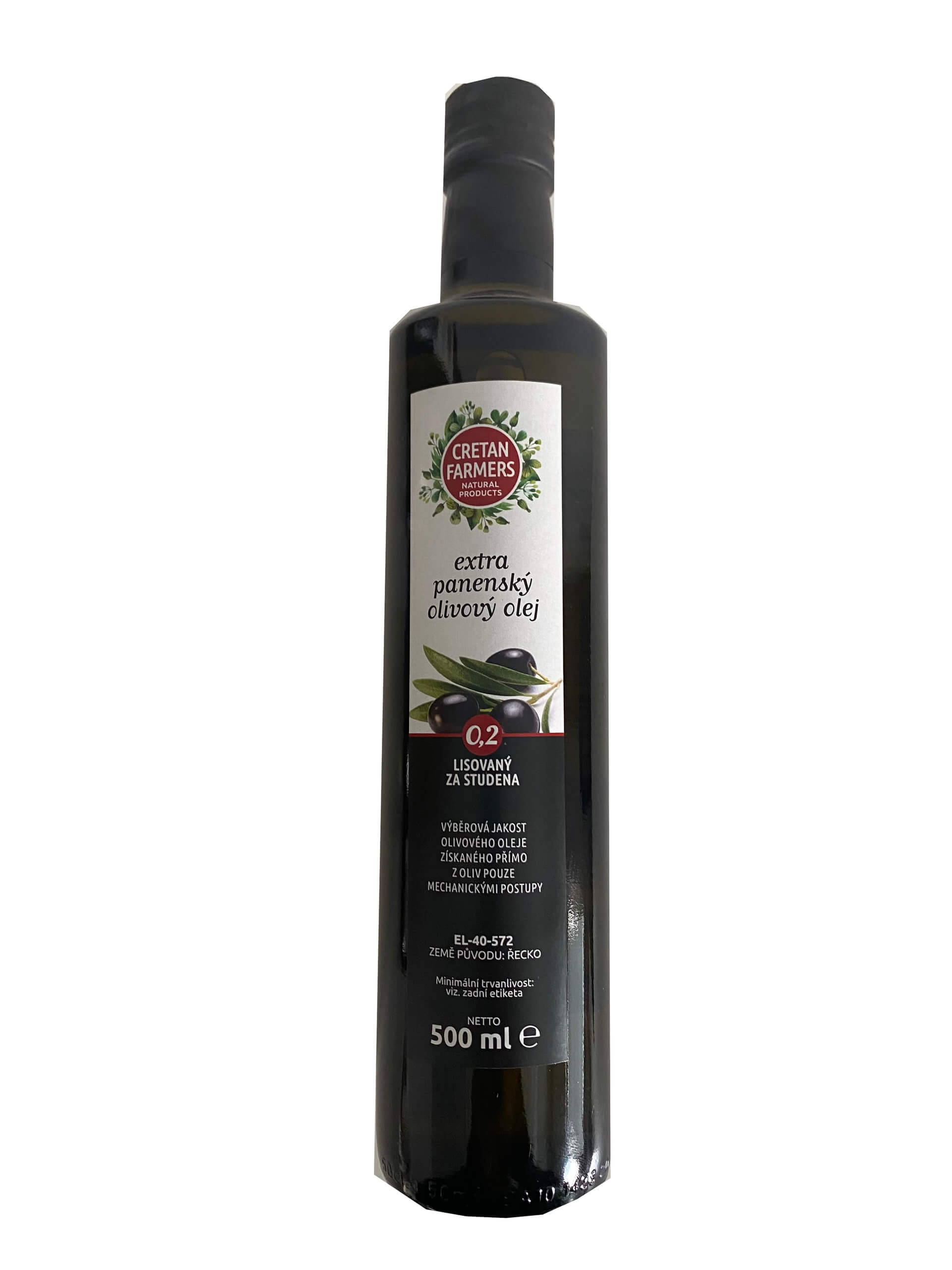 Cretan Farmers Extra panenský olivový olej 500 ml sklo