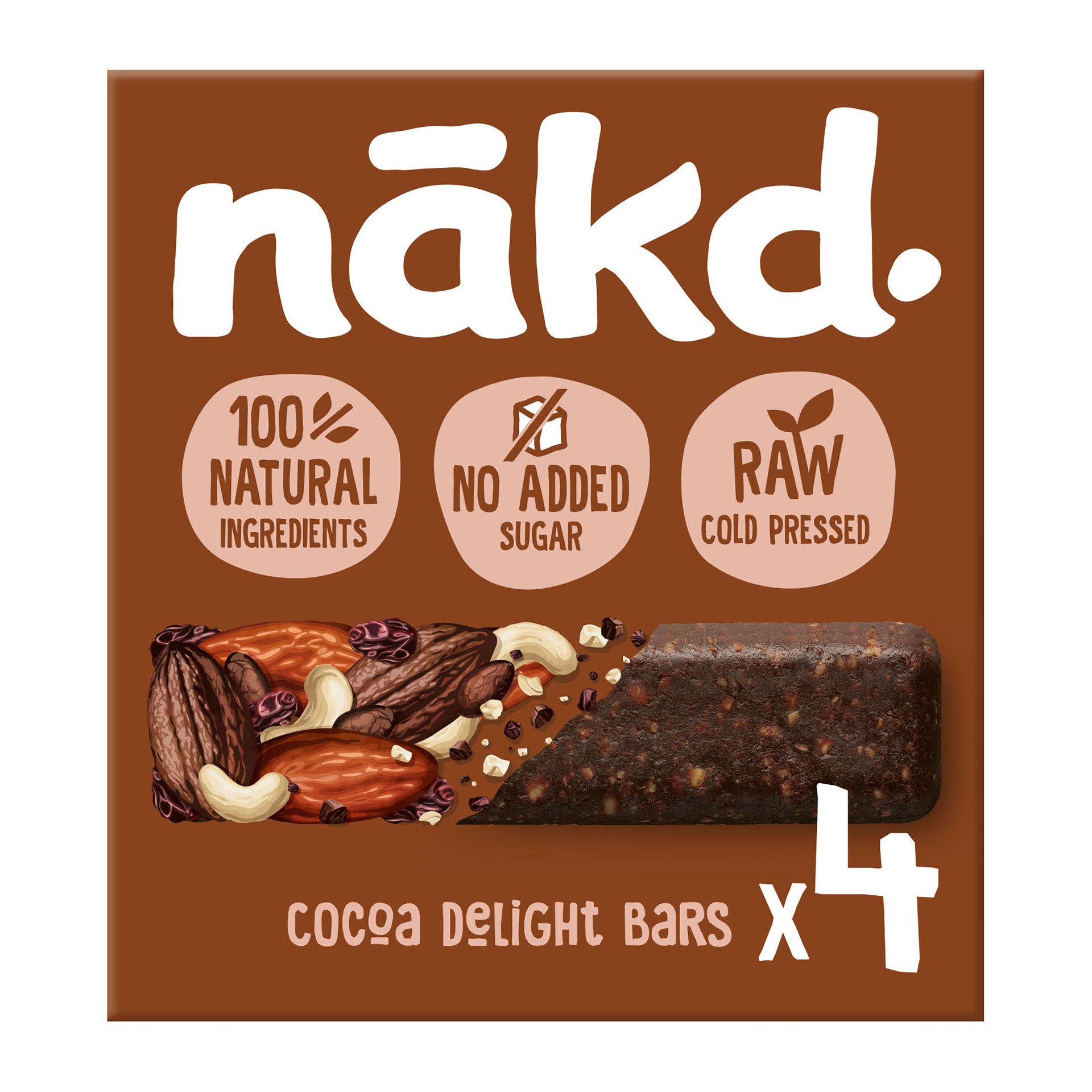 Nakd Cocoa delight 4 x 35 g Obrázek