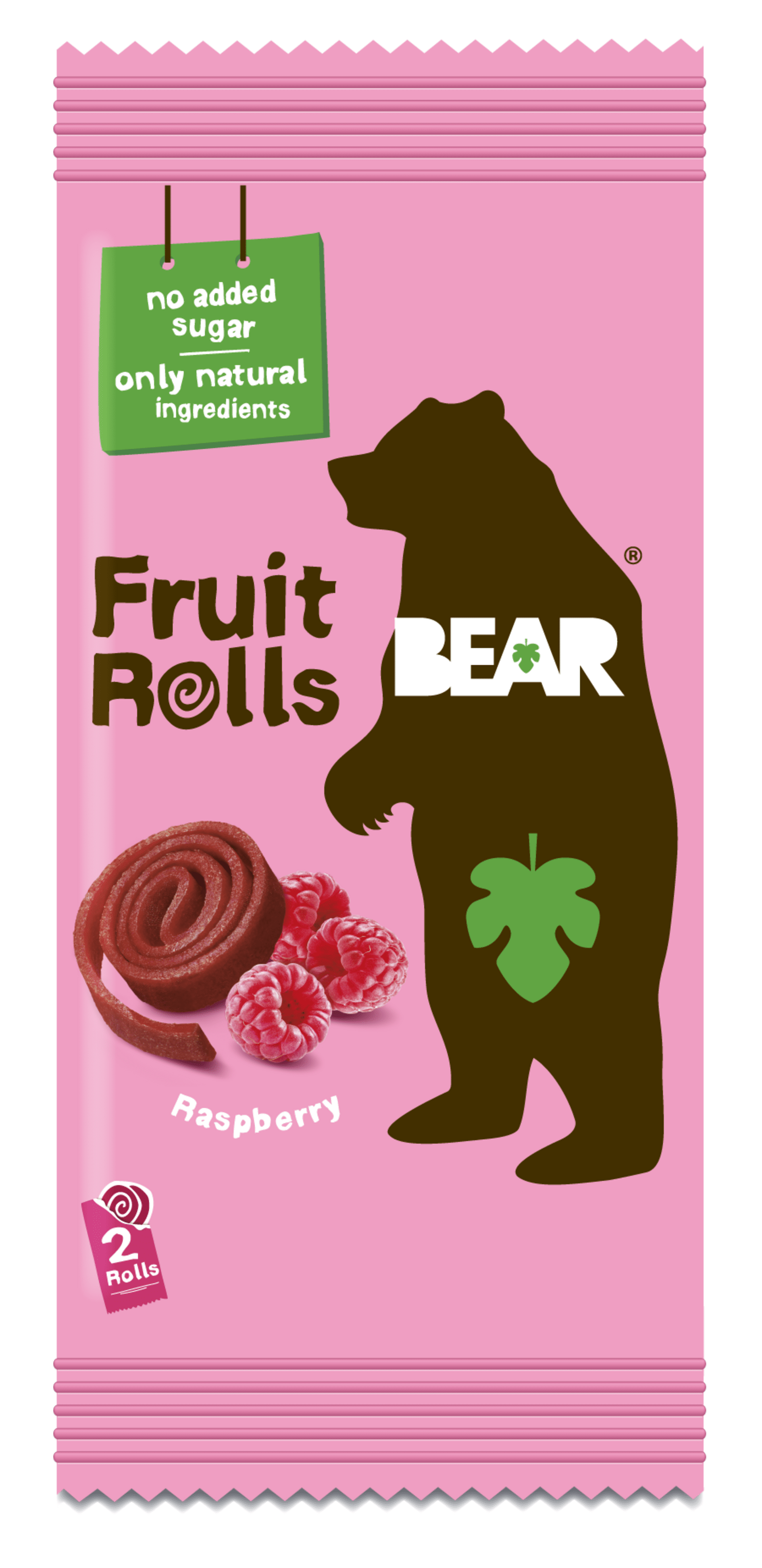 BEAR Fruit Rolls malina ovocné rolované plátky 20 g