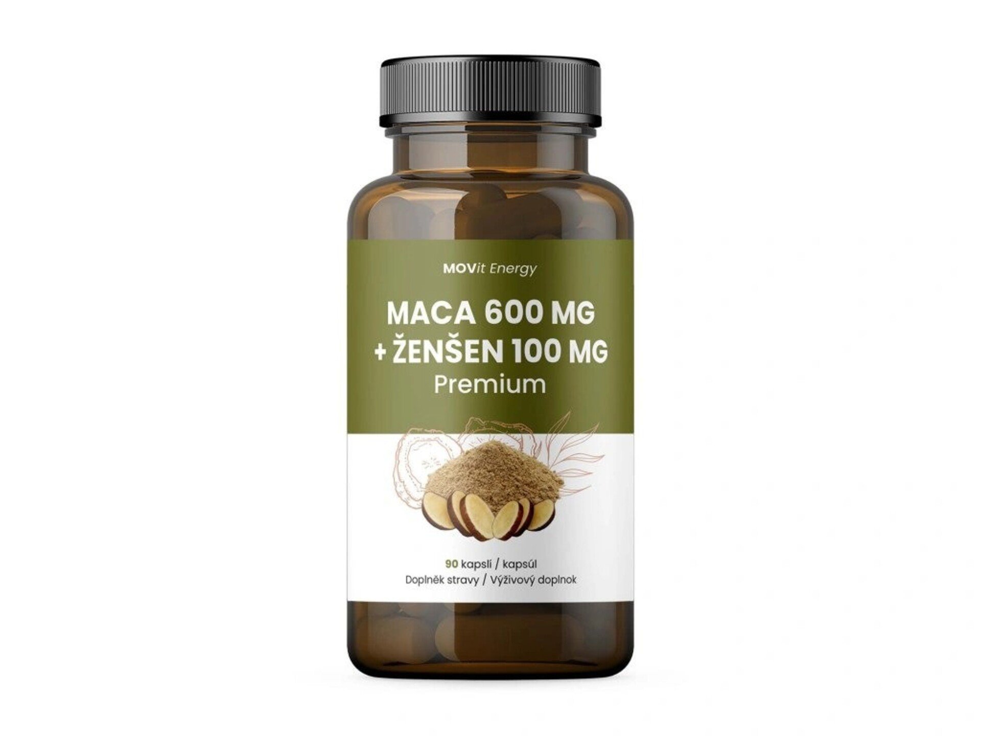 Movit Maca 600 mg + Ženšen 100 mg  90 tablet