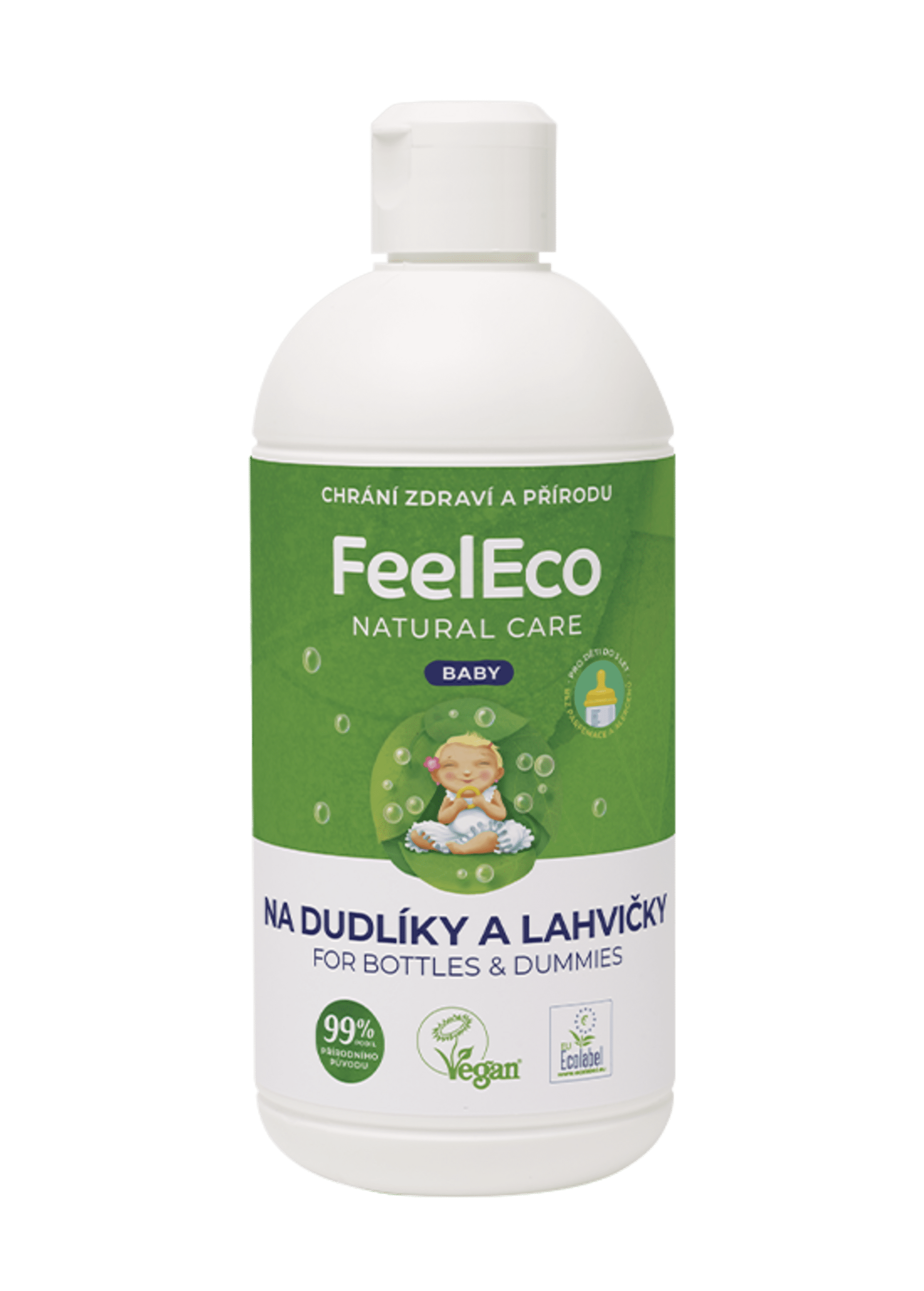 Feel Eco Prostředek na mytí dudlíků a lahviček Baby 500 ml