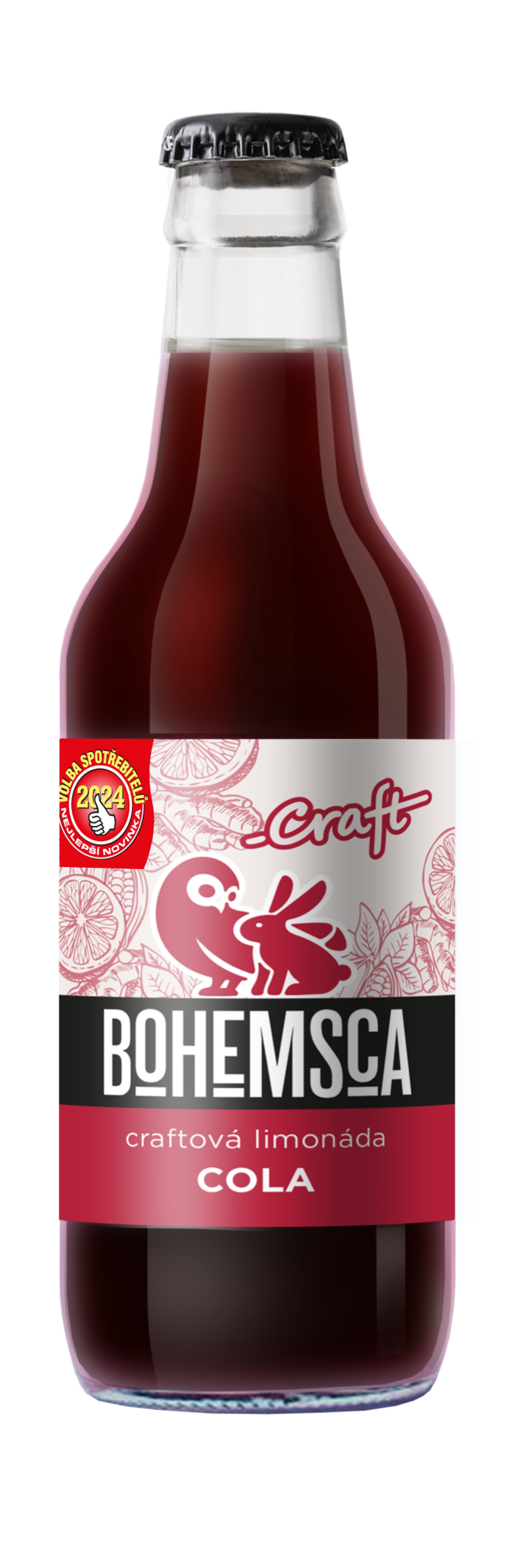 Bohemsca Craft limonáda Cola sklo 330 ml Obrázek