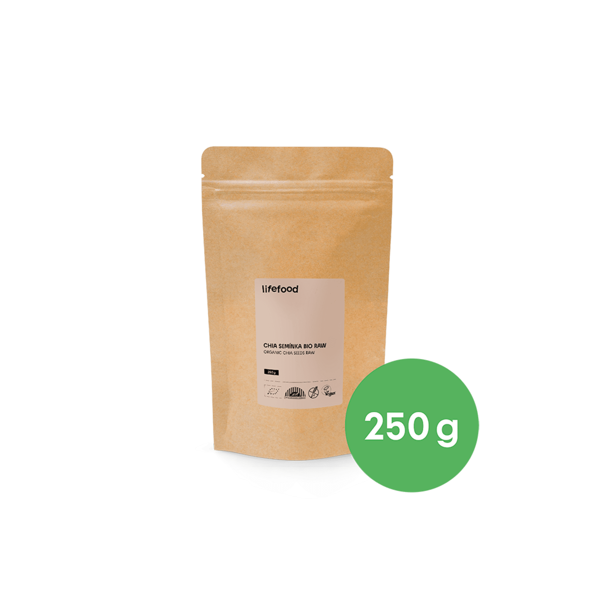 Lifefood Chia semínka raw BIO 250 g