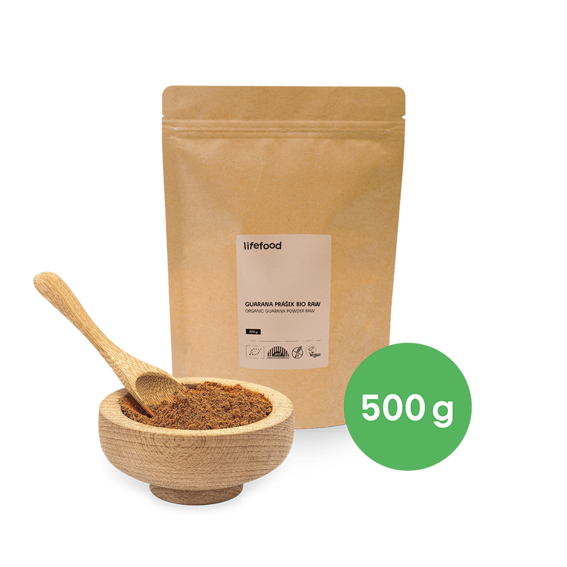 Lifefood Guarana prášek raw BIO 500 g