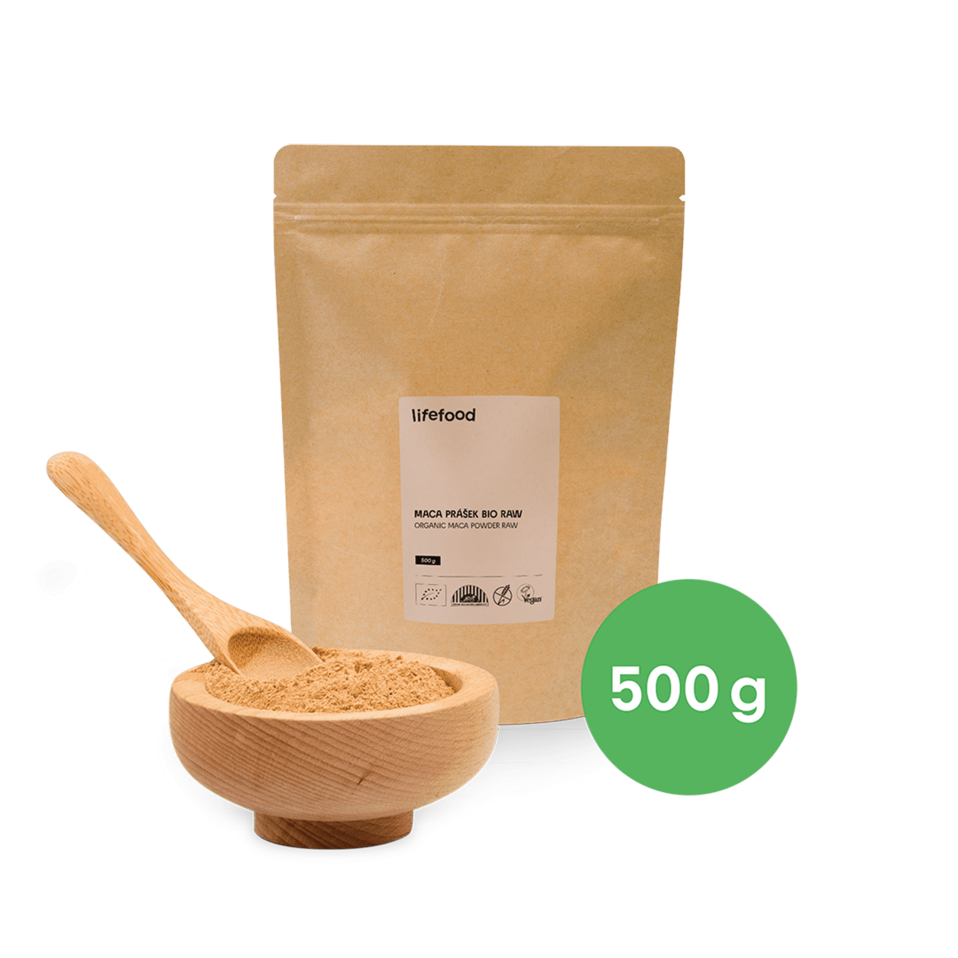 Lifefood Maca prášek raw BIO 500 g