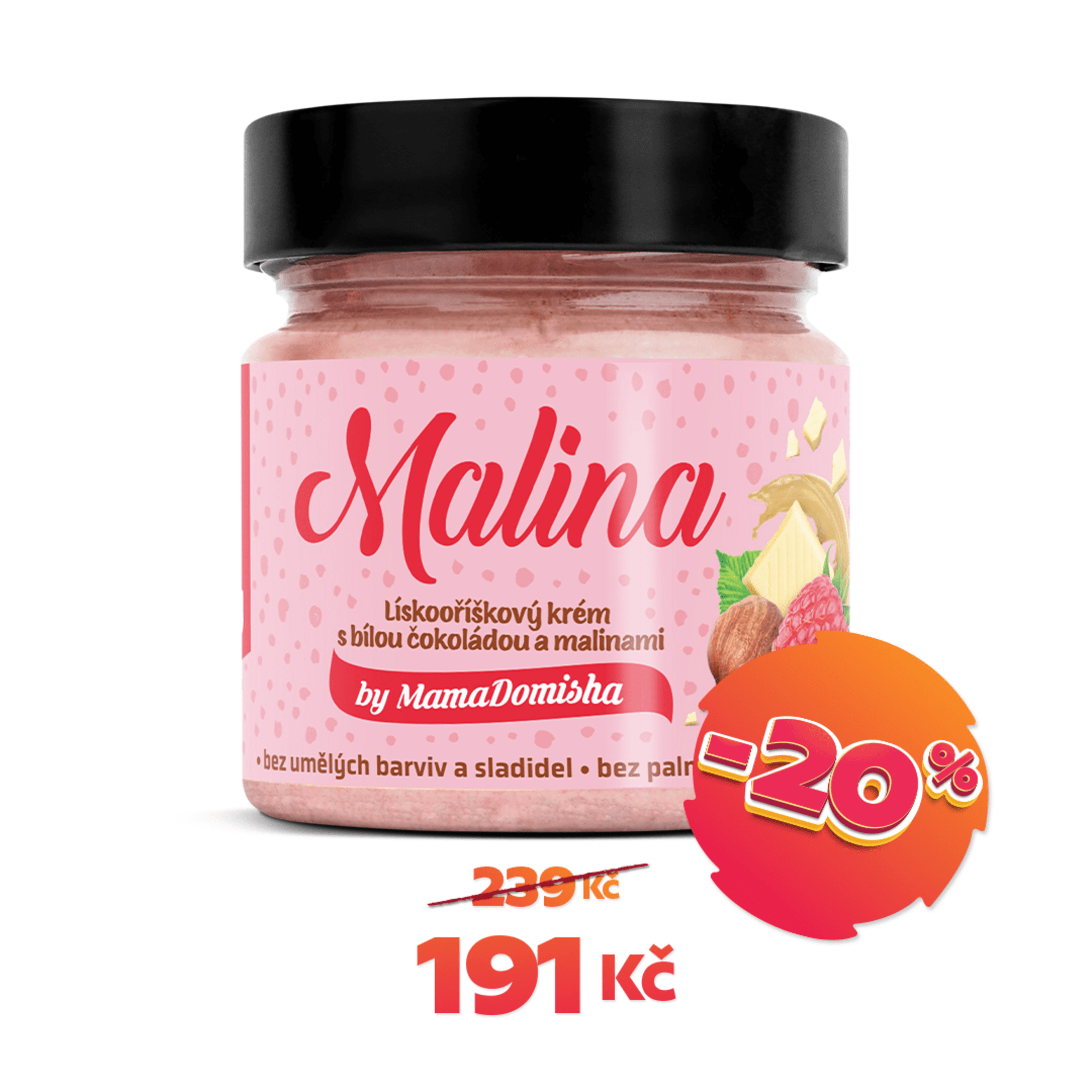 GRIZLY Malina by @mamadomisha 250 g Obrázek