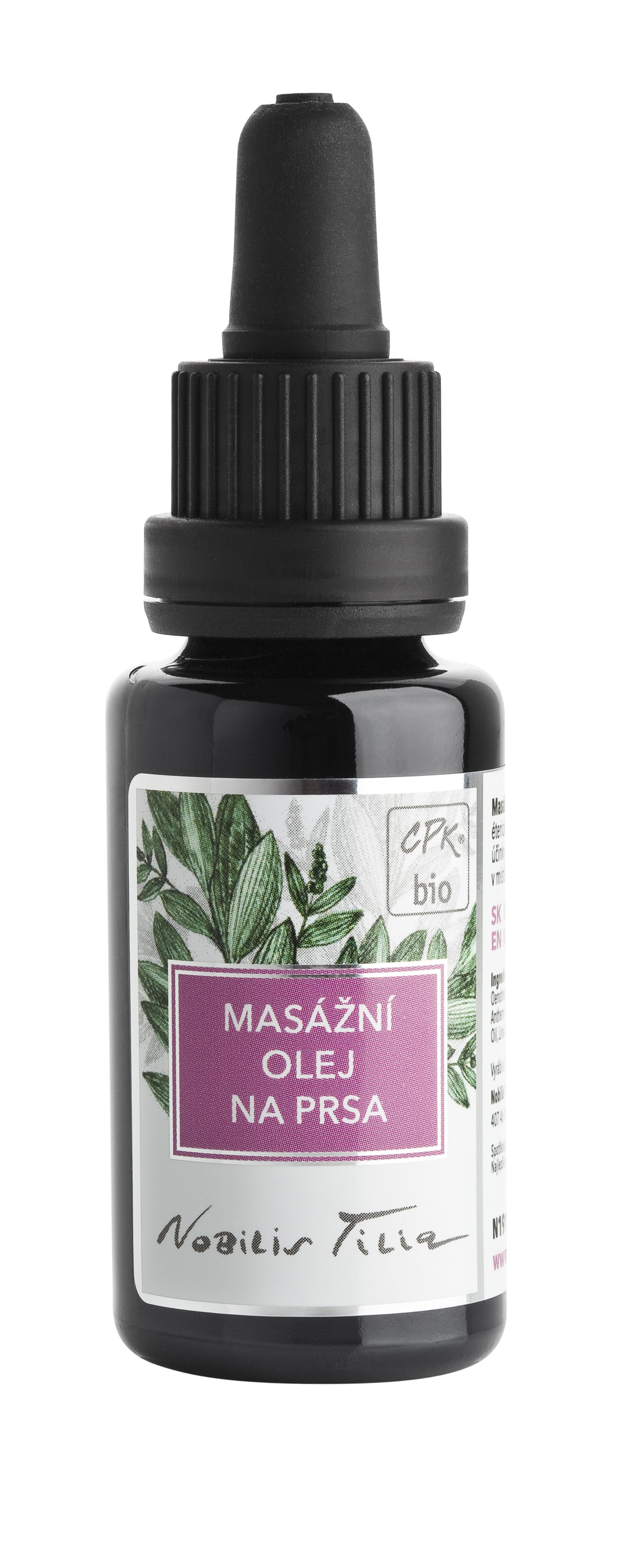 Nobilis Tilia Masážní olej na prsa 20 ml