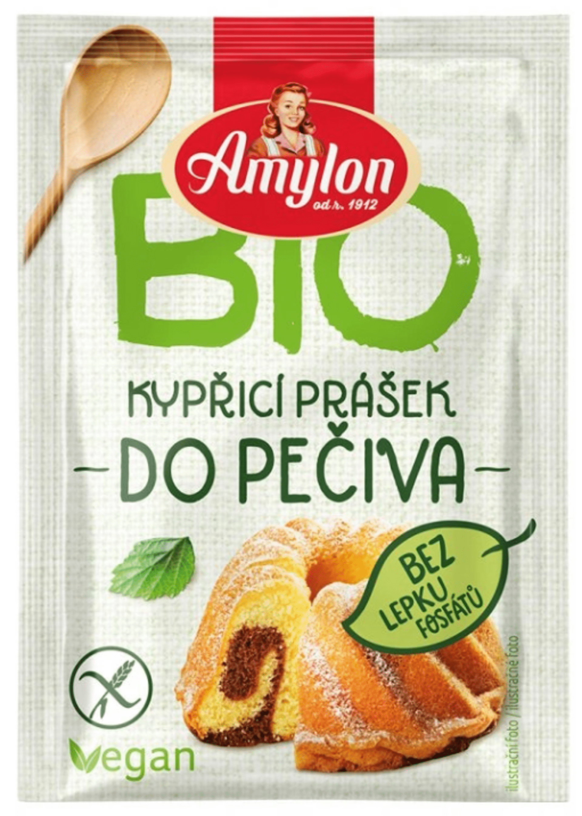 Amylon - Kypřící prášek do pečiva bezlepkový BIO, 12 g Obrázek