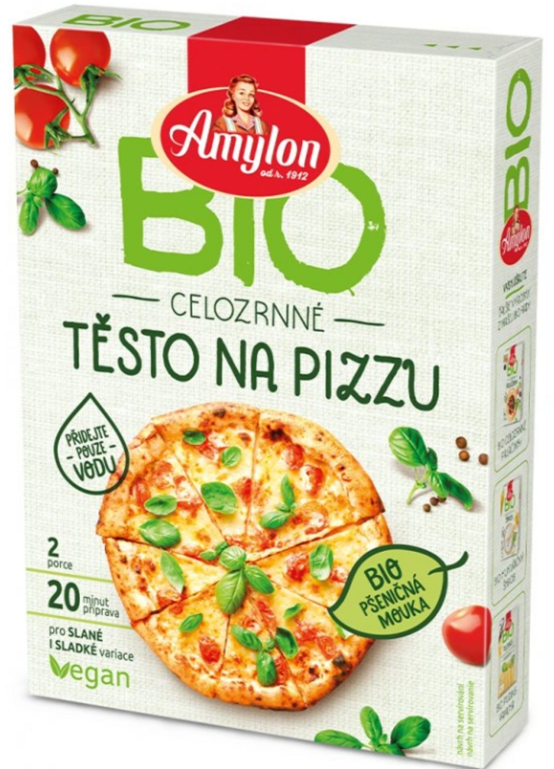 Amylon Celozrnné těsto na pizzu BIO 250 g Obrázek