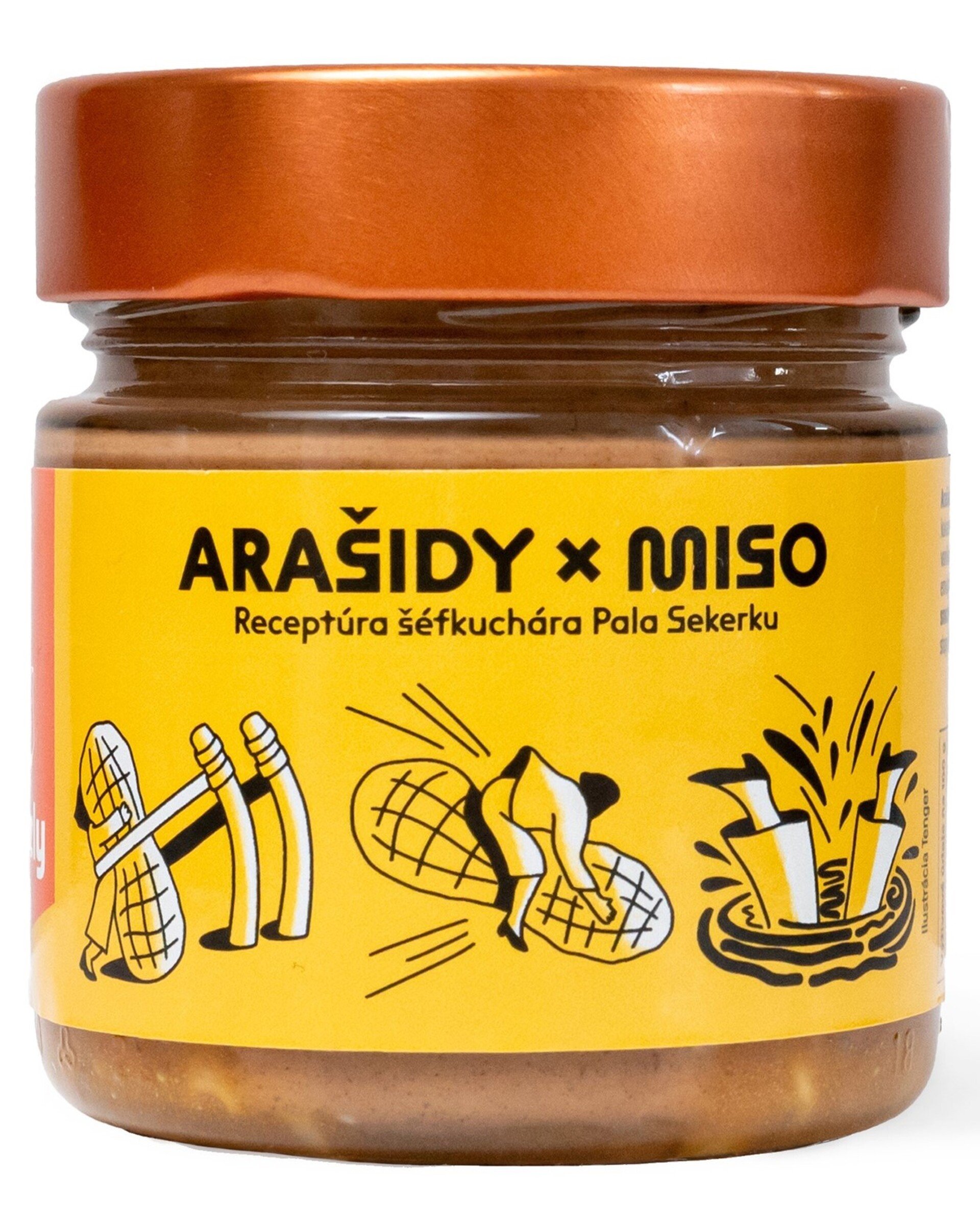 GRIZLY Arašídy a miso by Palo Sekerka 250 g Obrázek