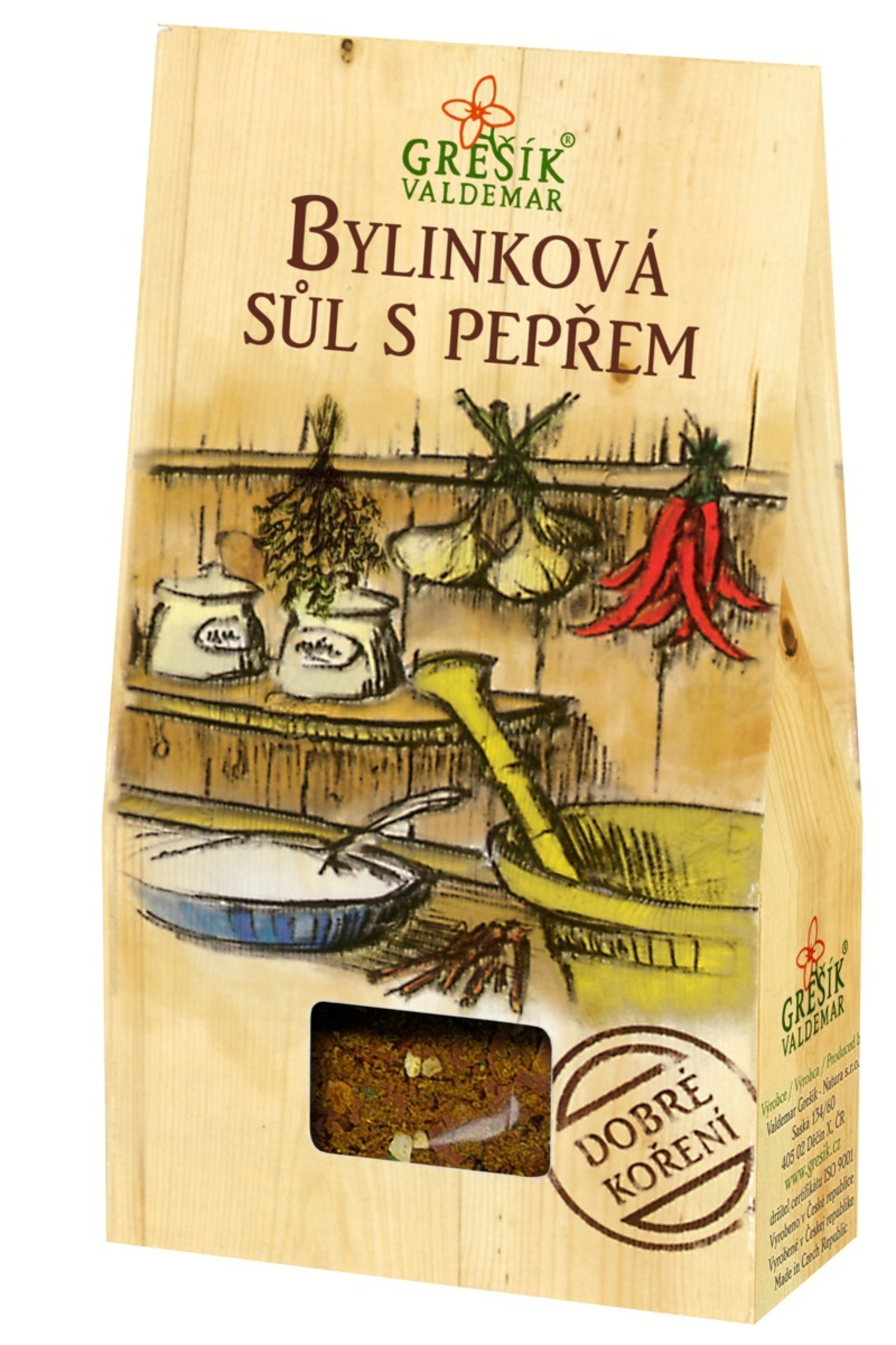 Grešík Bylinková sůl s pepřem 40 g