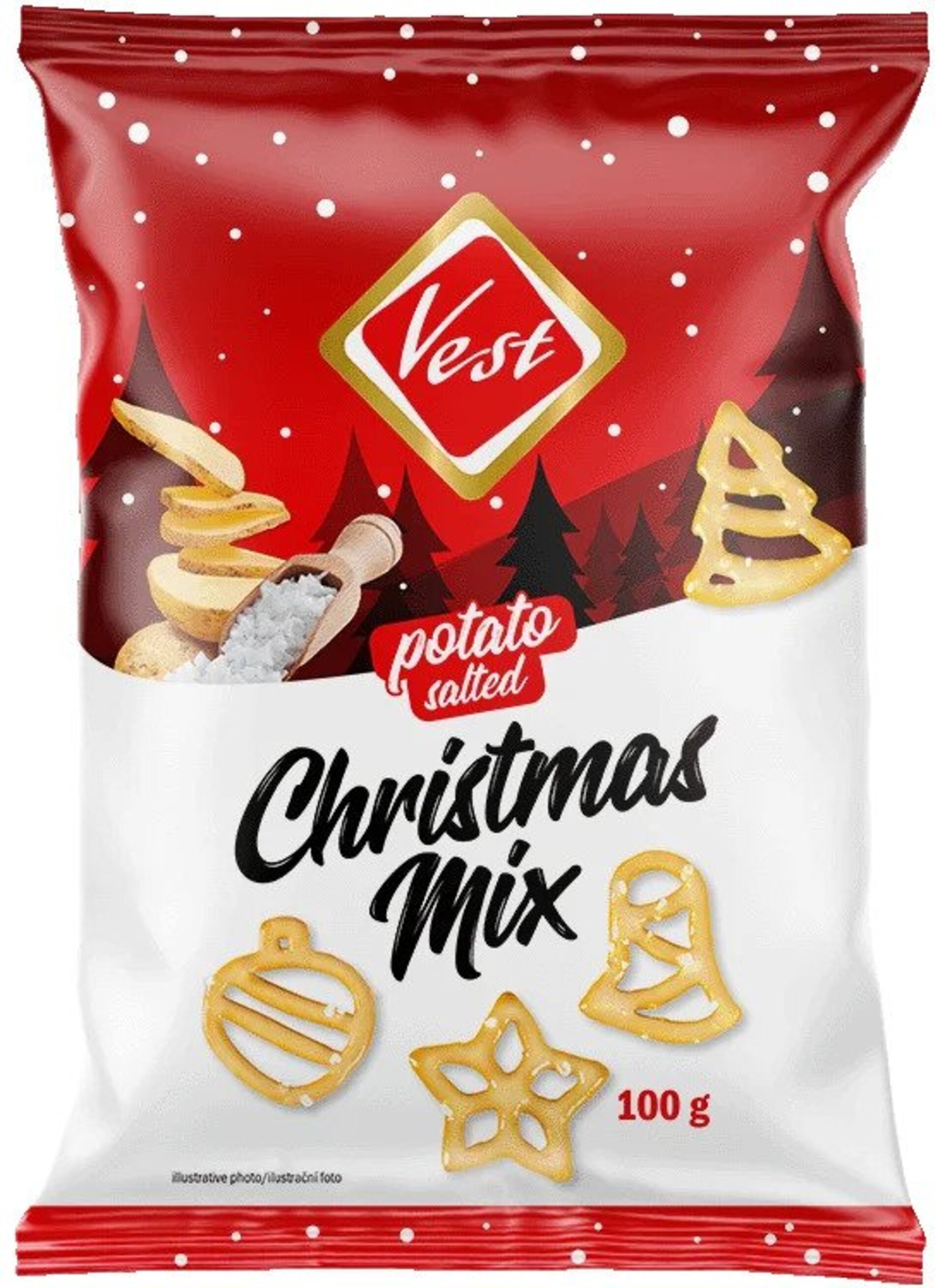 Vest Christmas mix bramborový solený 100 g