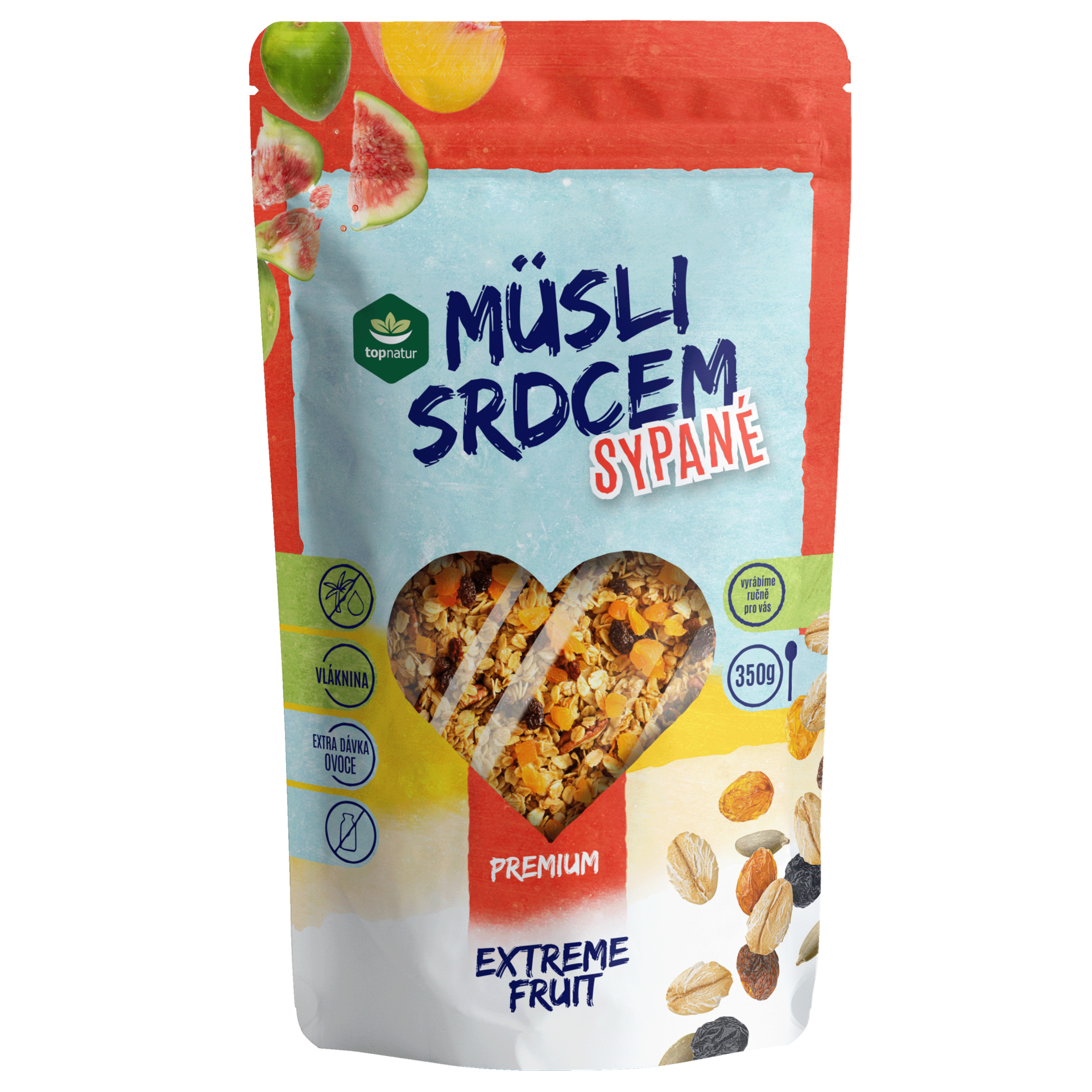 Topnatur Müsli srdcem extreme fruit 350 g