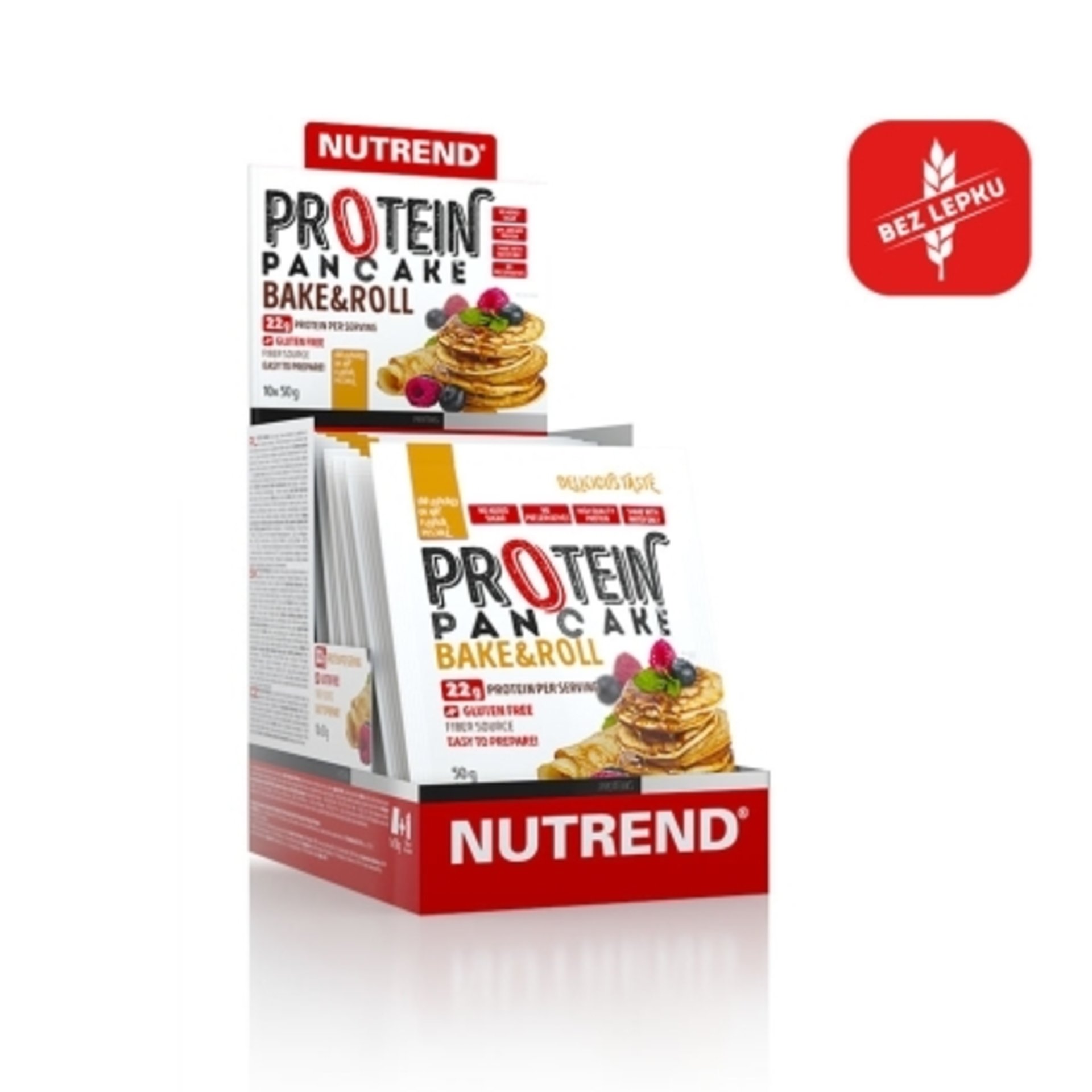 Nutrend Protein pancake 50 g - bez příchutě