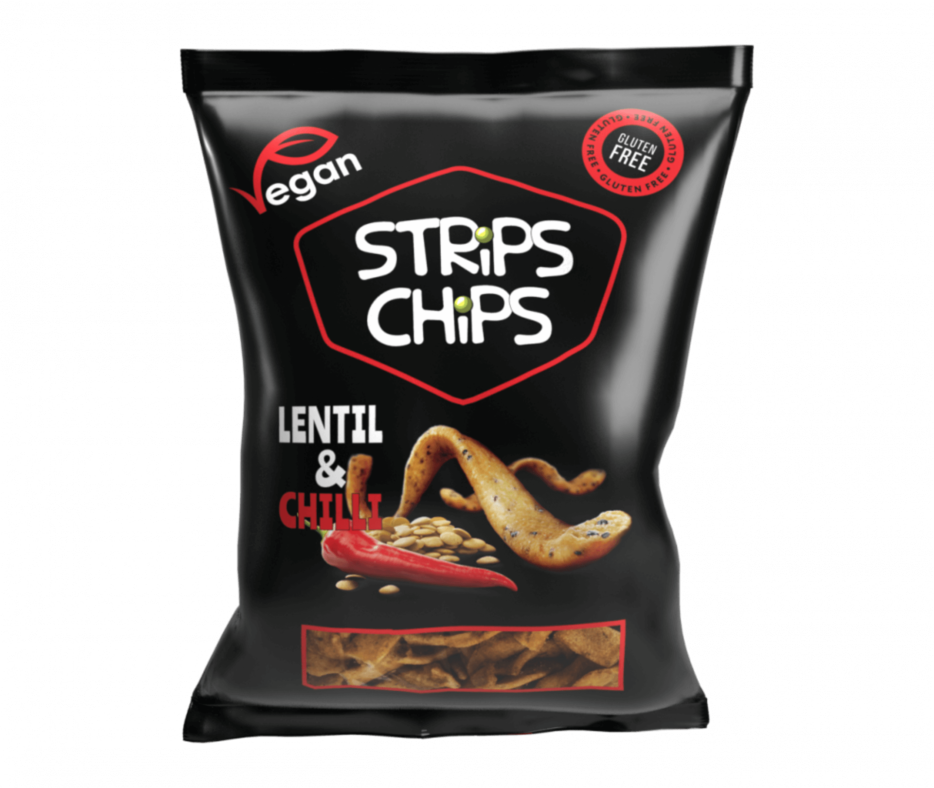 Strips Chips Čočka a chilli 80 g Obrázek