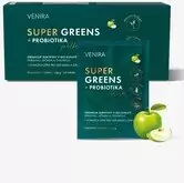 Venira Super Greens + probiotika jablko 30 sáčků 336 g