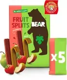 BEAR Fruit Splits jahoda a jablko  5x20 g