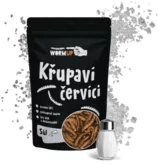 WormUP Křupaví červíci se solí 80 g