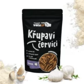 WormUP Křupaví červíci s česnekem 20 g