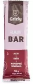 GRIZLY RAW Bar acai-kešu-konopné semínko 55 g