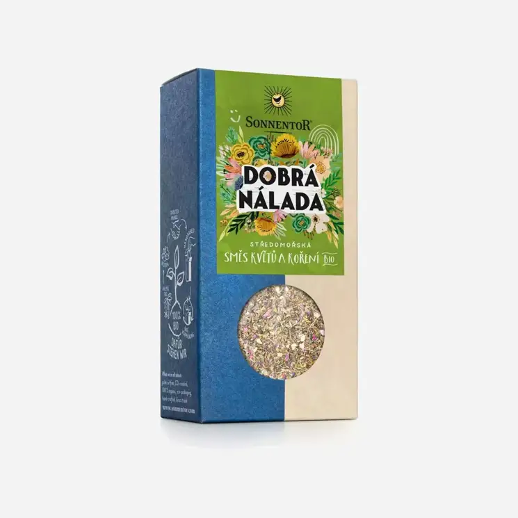 Dobrá nálada - směs květů a koření bio
