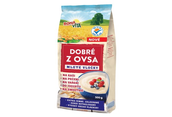 Dobré z ovsa - ovesné mleté vločky