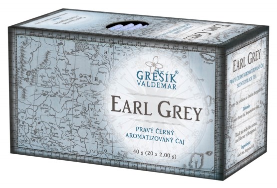 Earl Grey černý čaj 20 sáčků