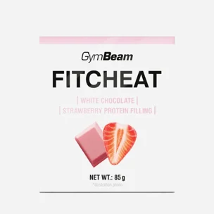 Fitcheat Proteinová čokoláda bílá čokoláda a jahoda