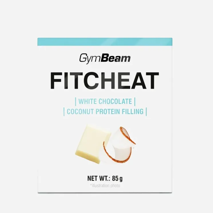 Fitcheat Proteinová čokoláda bílá čokoláda a kokos