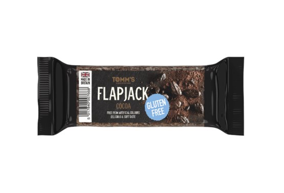 Flap Jack Tomm's gluten free cocoa