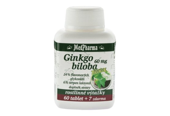 Ginkgo biloba 60 mg Forte 67 tablet