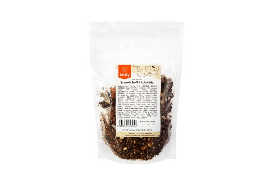 GRIZLY Granola hořká čokoláda