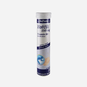 Hořčík 150 mg + vit B6, 20 šum. tablet