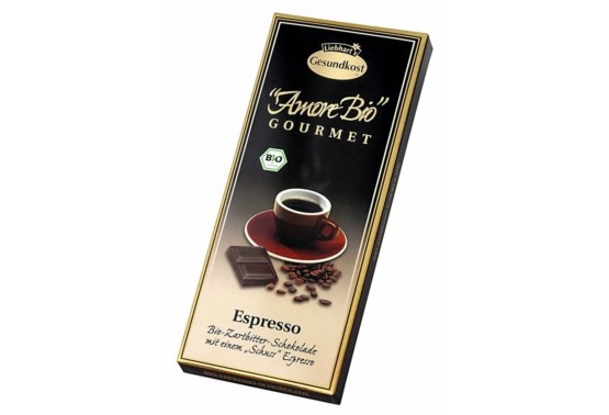 Hořká čokoláda s příchutí espresso BIO