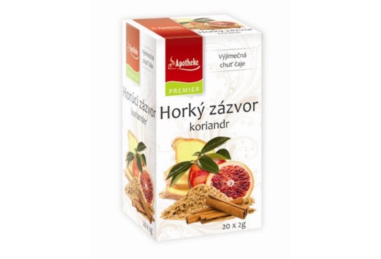 Horký zázvor a koriandr