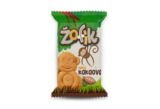 Jemné pečivo Žofík s kakaovou náplní