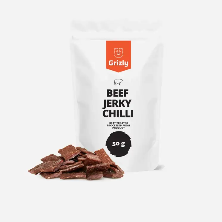 Jerky sušené hovězí maso chilli