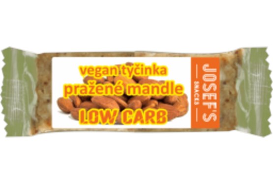 Josef´s snacks Tyčinka low carb slané mandle