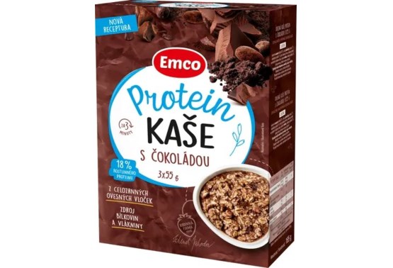 kaše proteinová s čokoládou 3x55 g