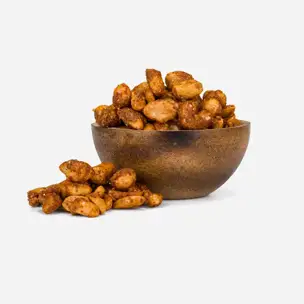 Kešu a arašídy v medu a chilli