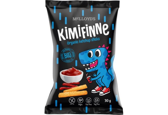 Kimifinne Snack tyčinky s kečupem BIO