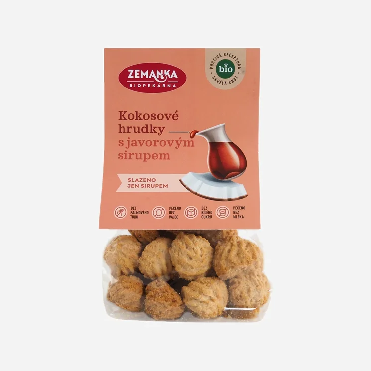 Kokosky s javorovým sirupem BIO