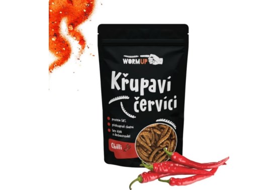 Křupaví červíci s chilli