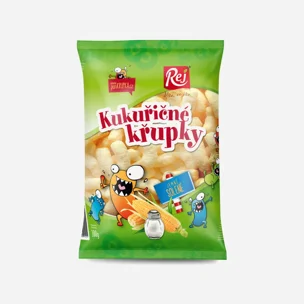 Křupky kukuřičné jemně solené