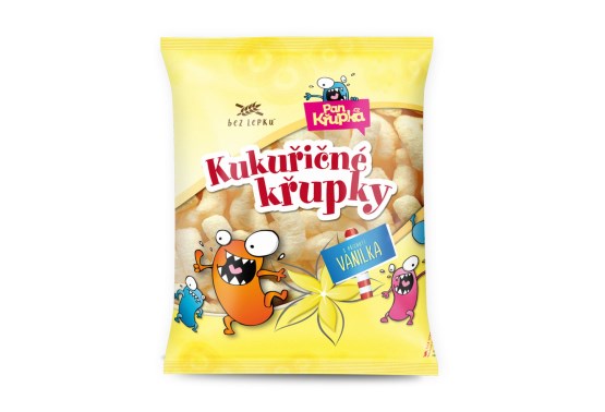 Křupky kukuřičné vanilkové