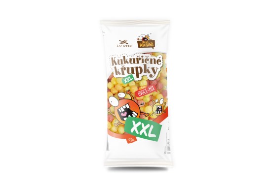 Kukuřičné křupky XXL s ovocnou příchutí